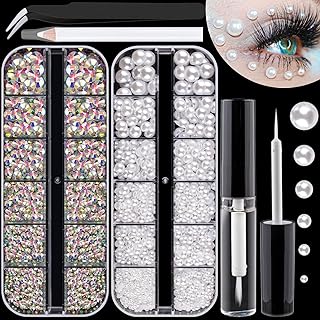 Kit de diamantes de imitación y perlas con pa...