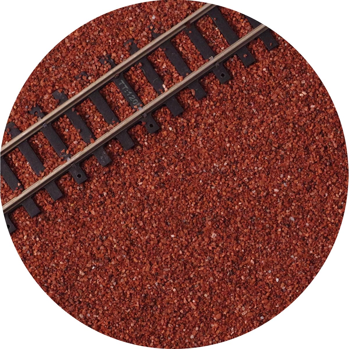 TT:120 Scale Model Railway Track Ballast - Lanarkshire Red Granite | 100g | Model Railway Scenery Material