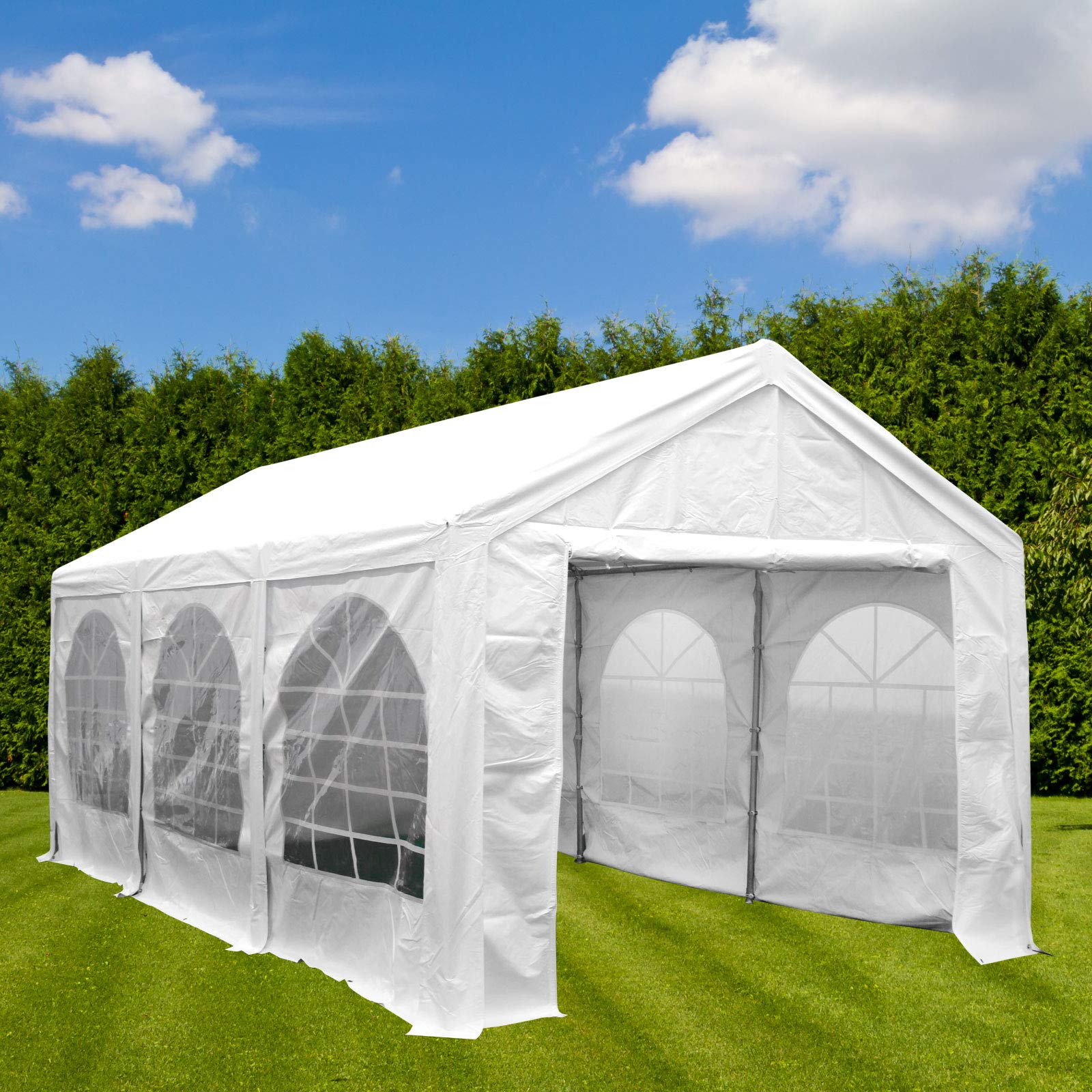 DEMA Partyzelt Gartenzelt Monte Carlo Festivalzelt Bierzelt Zelt Groß Veranstaltung Feier Hochzeit Party Garten Event Eventzelt 14275 Garten