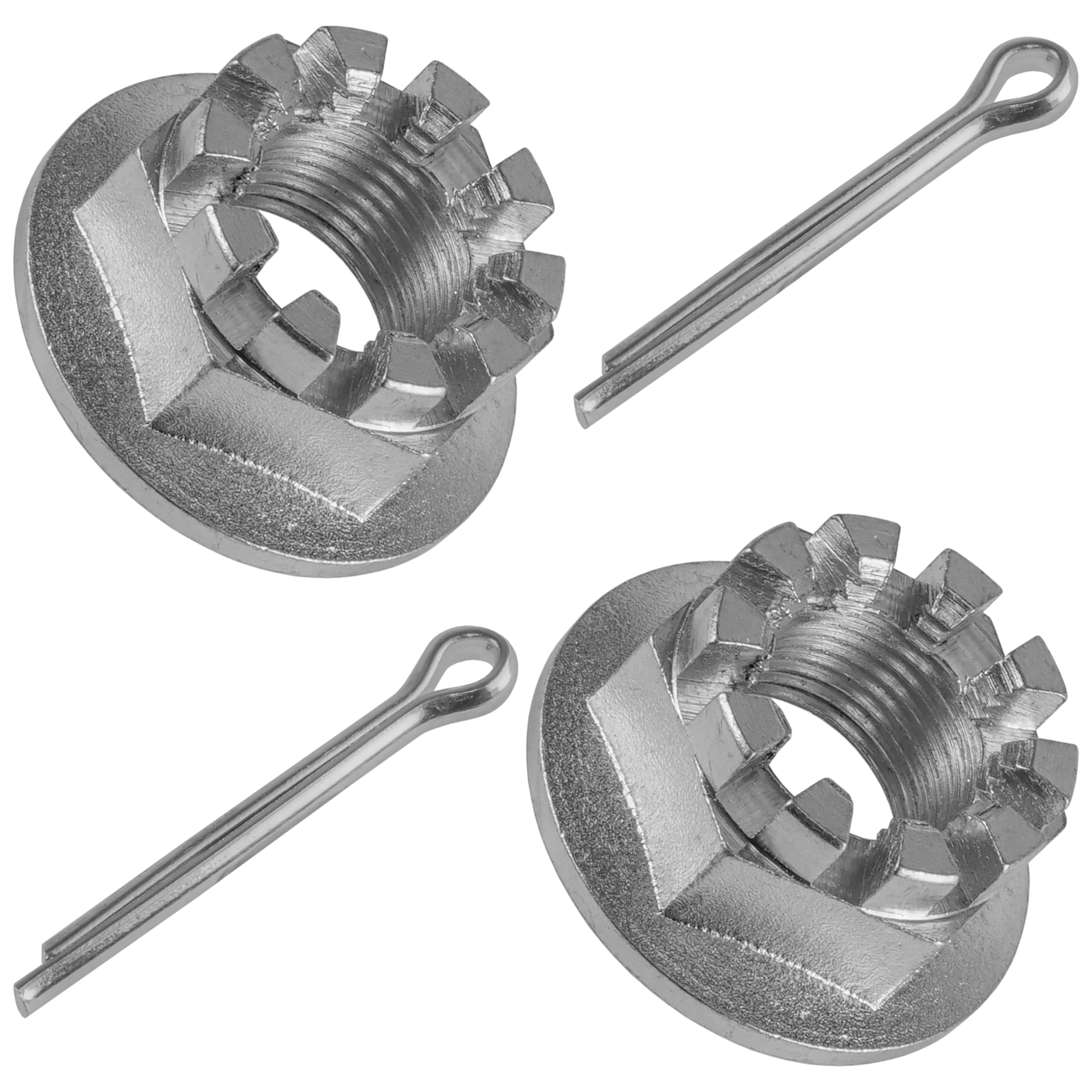 Amazon.com: Caltric Set Of 2 Rear Axel Castle Nuts & Pins