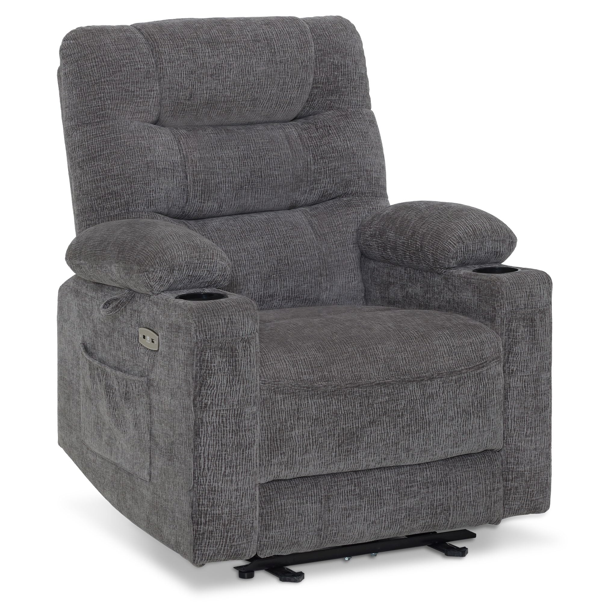 M MCombo Relaxsessel | Relaxsessel mit Liegefunktion, elektrisch verstellbar, Grau 7033
