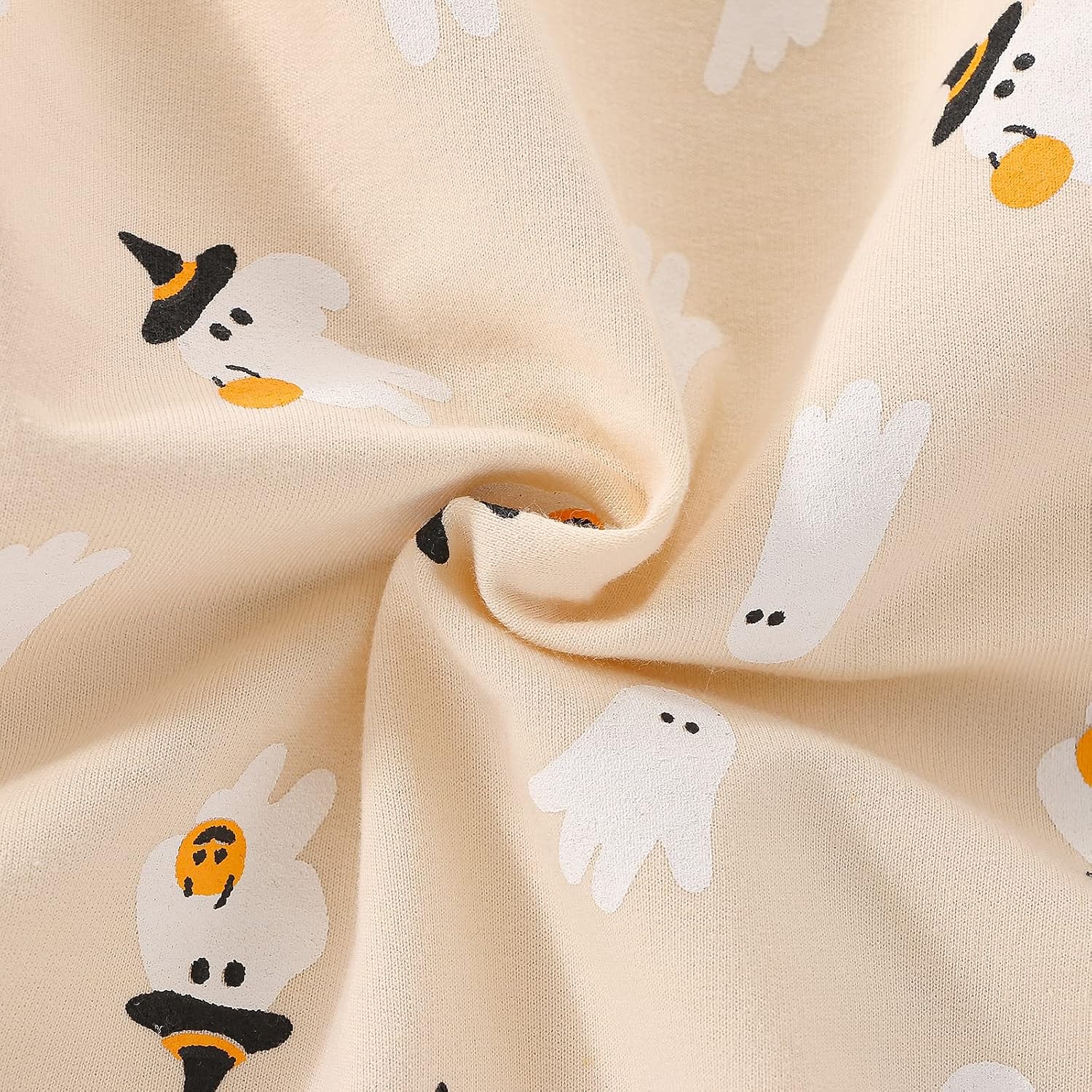 FYBITBO Halloween Baby Girl Boy Clothes Pumpkin Romper Sweatshirt Onesie Long Sleeve Bodysuit Top Fall Winter Outfit