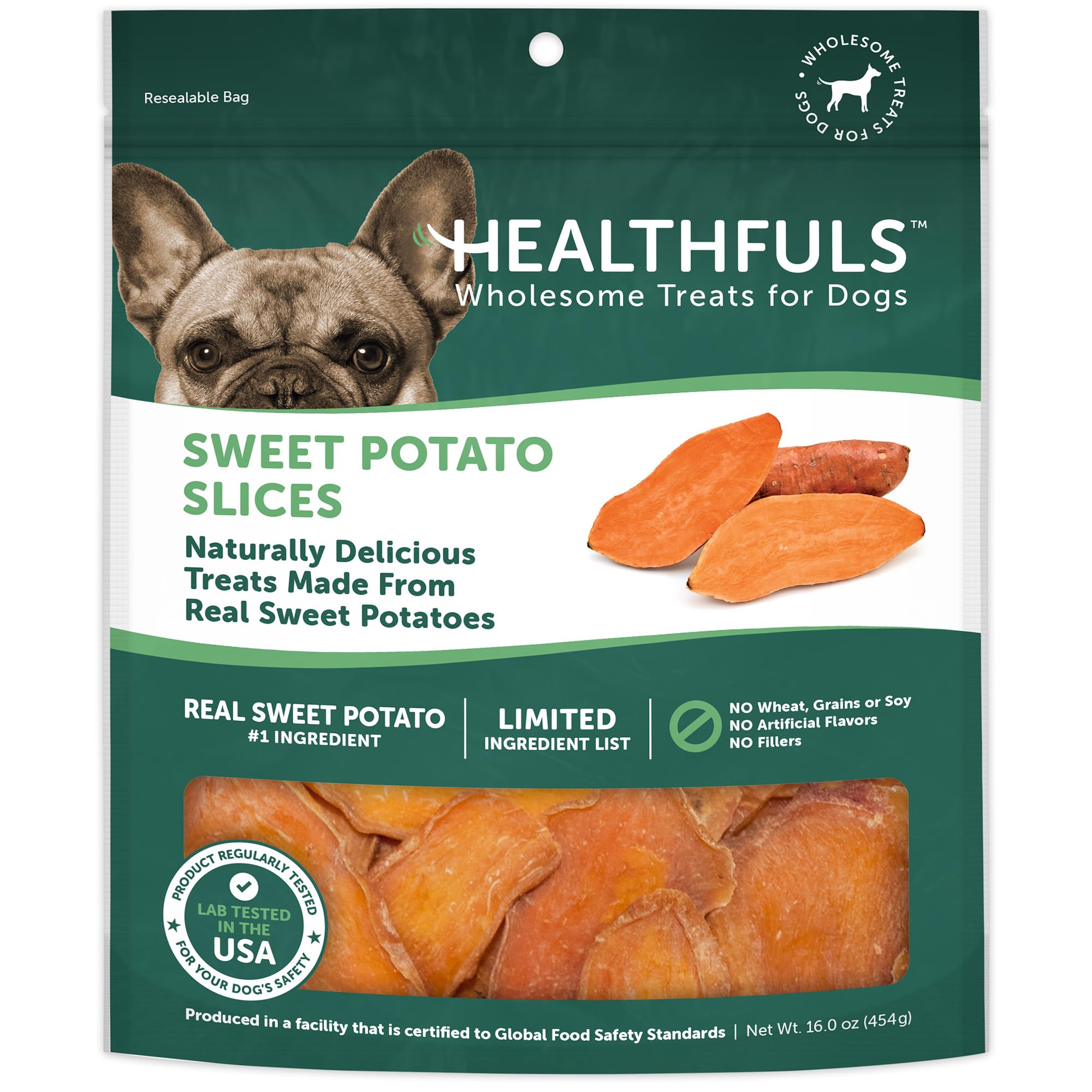 Sweet Potato Slices Dog Treats, 16oz