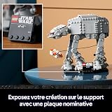 LEGO Star Wars 75440 AT-AT Building Set for Adults - Display Model Kit w/Snowspeeder, Stand & Nameplate - Shelf Decor Idea - Collectible Gift for The Empire Strikes Back Fans - 6