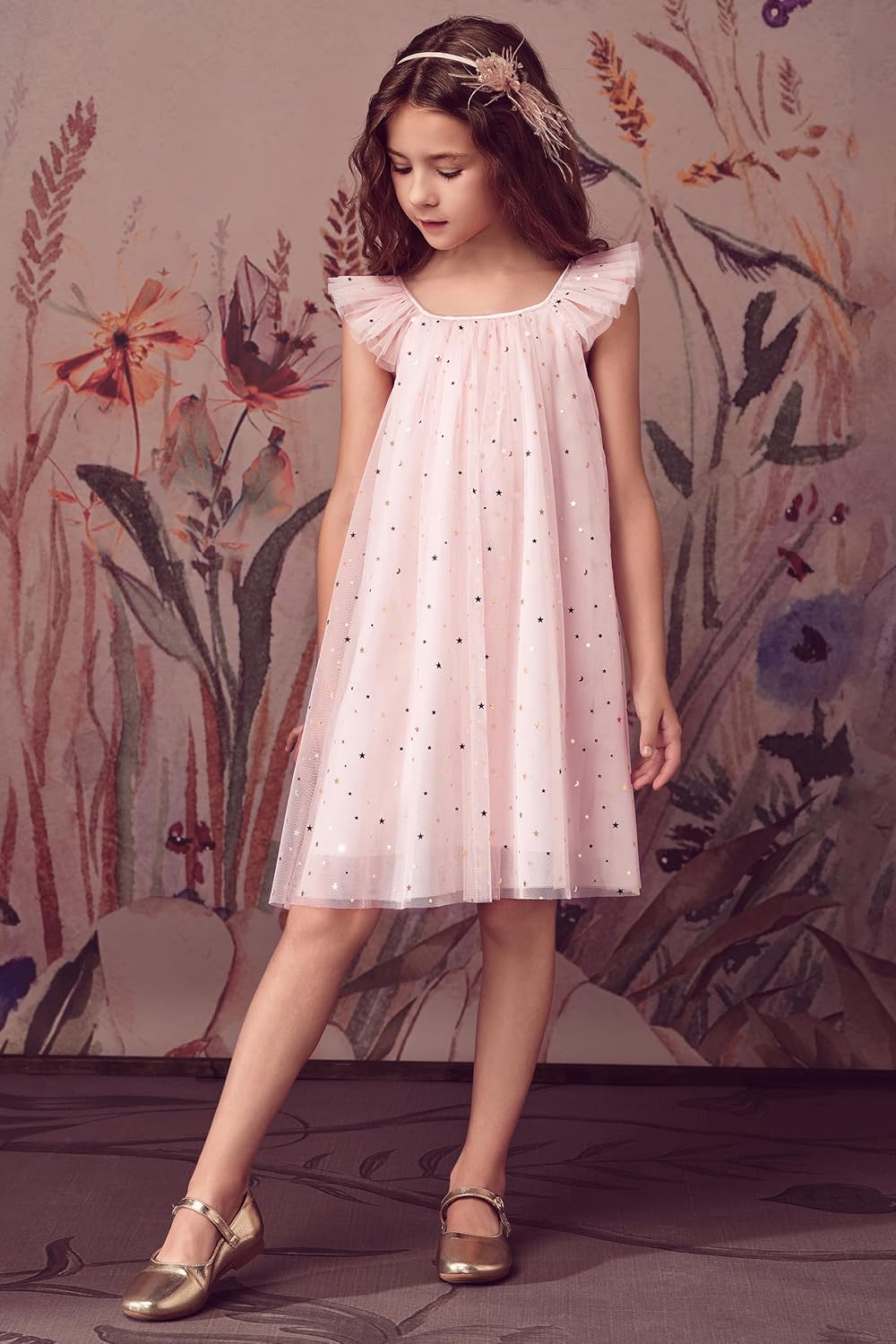 TUTULAND Tutu Dress for Girls - Toddler Black Tulle Dress Girls Sequin Tiered Layered Dress for Birthday Photo Prop - Image 3