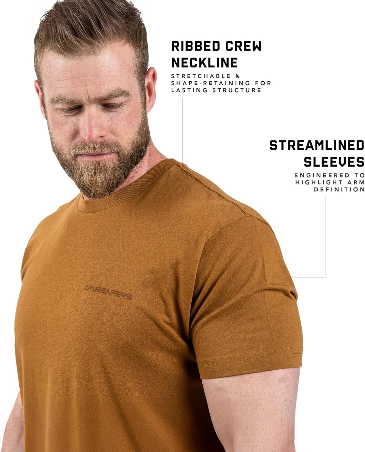 Gymreapers American Reaper Moisture Wicking T-Shirts for Men - Workout Gym Shirts - Running Athletic Tees & Dry Fit Tshirt - Image 5