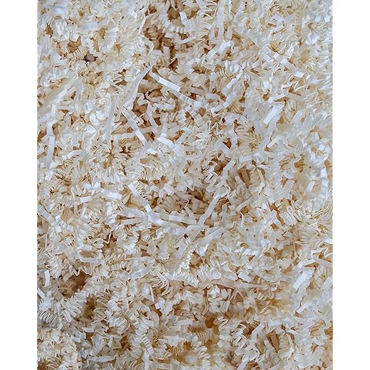 Alvika Crinkle Cut Paper Shred Filler 100g Beige/Cream