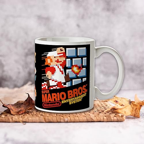 Pyramid America - Taza Mario - Taza Nintendo Super Mario - Taza de cerámica de 11 onzas para bebedores de café, cacao y té - Resistente a las