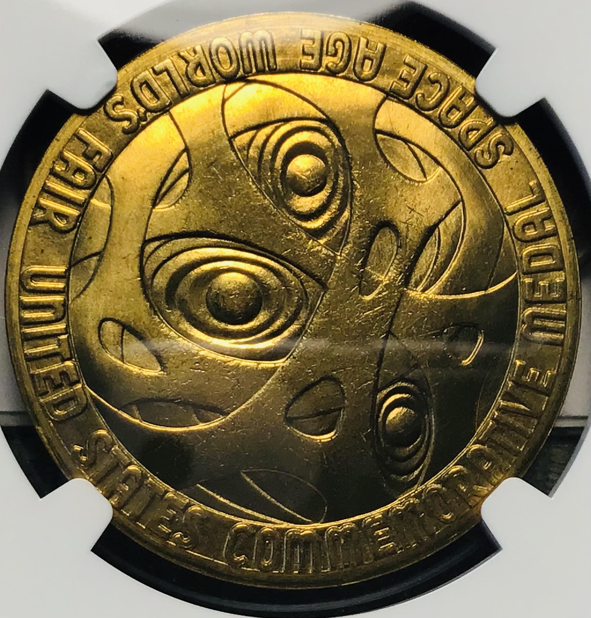 1962 Seattle World's Fair US Mint Issued Bronze Medal NGC