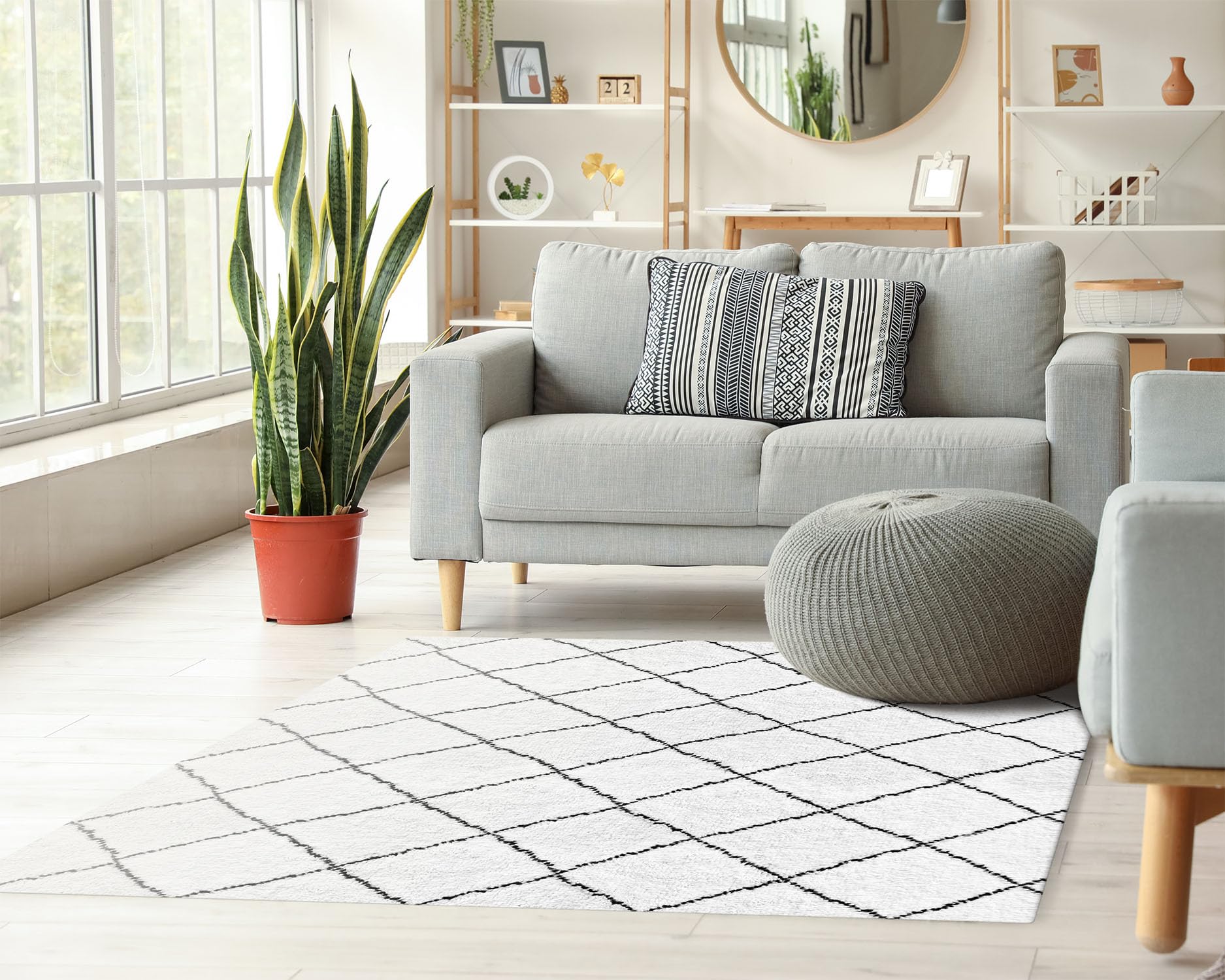 Panorama Tappeto in Vinile - Modello Sahara80x250 cm - Varie Dimensioni - Tappeti da Cucina, Corridoio e Soggiorno