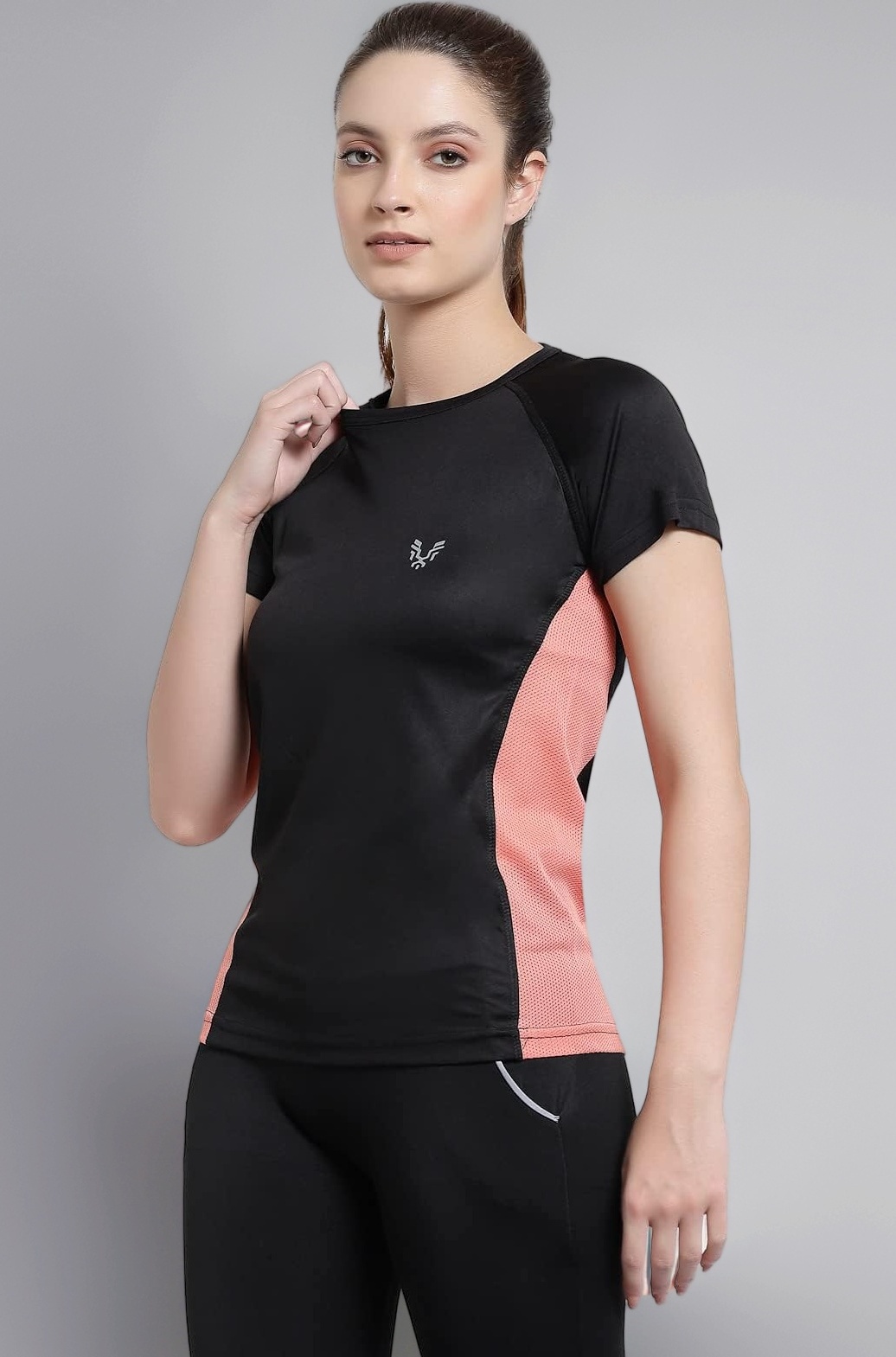 Womens Dry Fit Workout Top Sports Gym T-Shirt
