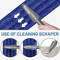 Vista 5 de Mopa de microfibra para pisos de madera dura - Mopa en aerosol húmeda y seca con 4 almohadillas lavables para azulejos, madera, laminado, vinilo