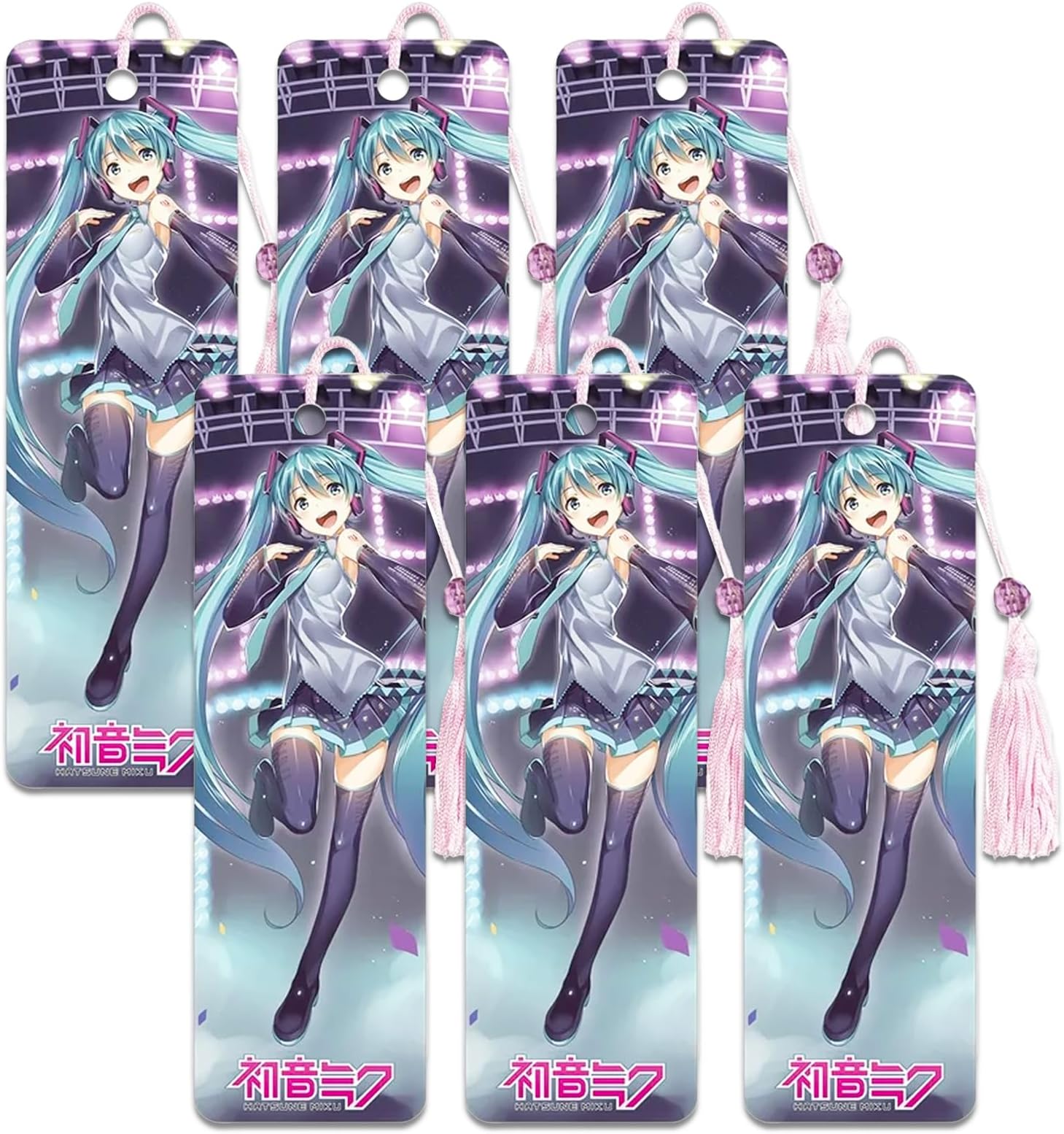 Secret Origins Hatsune Miku Party Supplies Set for Kids - Hatsune Miku Merchandise Bundle with 6 Hatsune Miku Bookmarks | Hatsune Miku Party Favors Pack