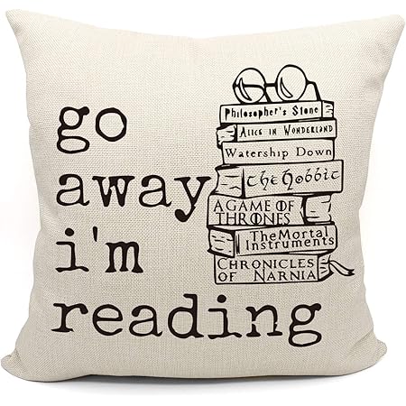 pillows with reading quotes