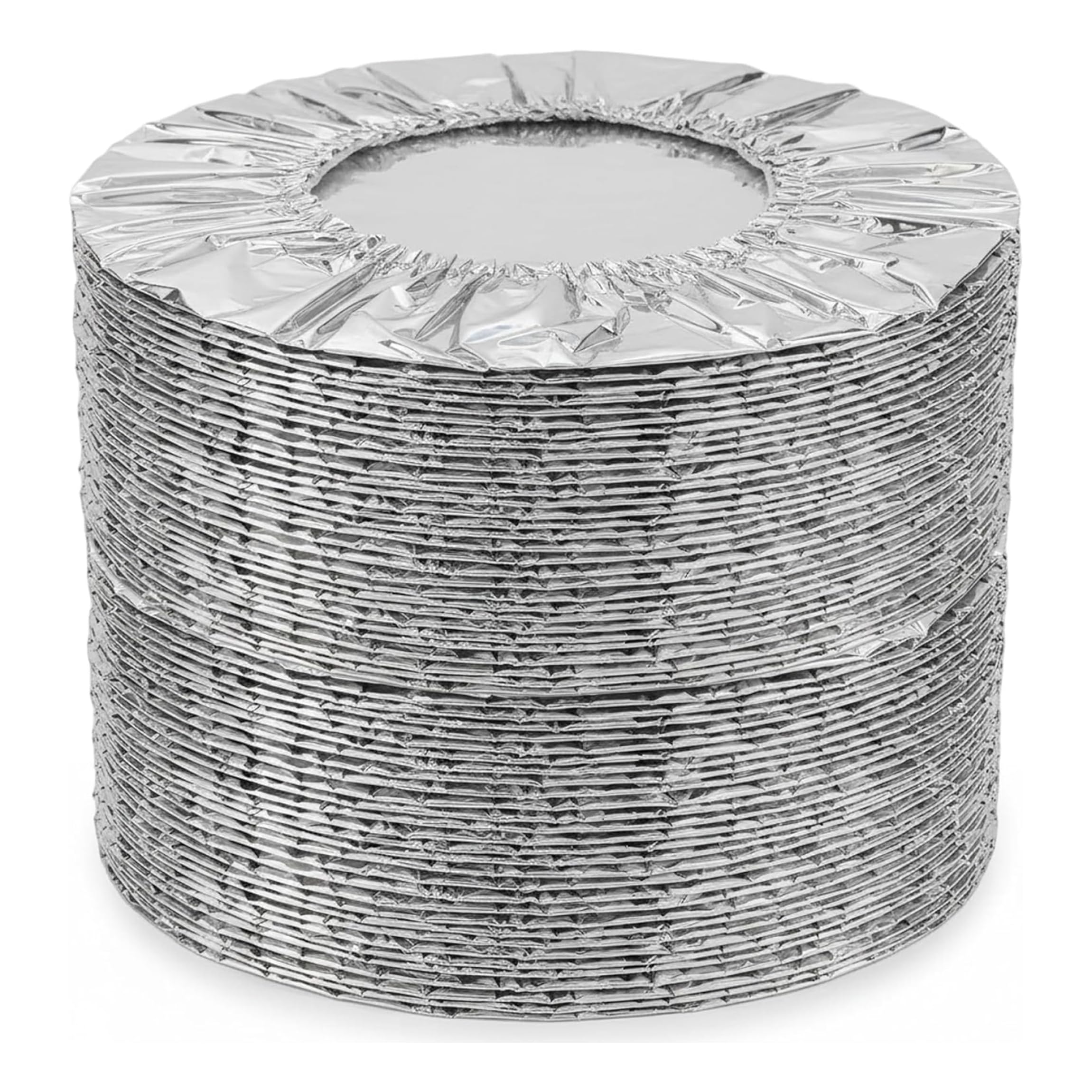 Goutdori Elastic Foil Food Covers 60PCS, Reusable Aluminium Covers for Kitchen Picnic Restaurant and Home Use Elastic Foil Food, Reusable Aluminium, Stretchy Bowl Plate, Kitchen Picnic S
