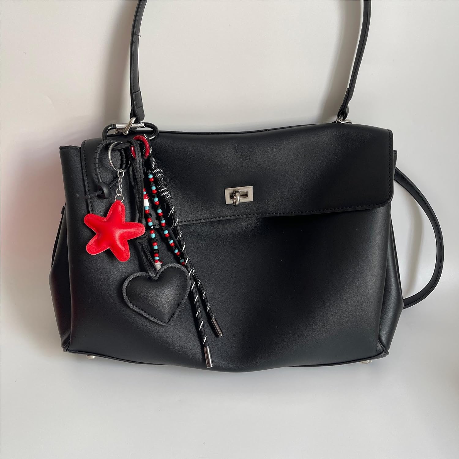 QTMY Cute Braided Keychain Bag Charms for Handbag Purse Backpack Accessories Bogg Bag,338 - Image 6