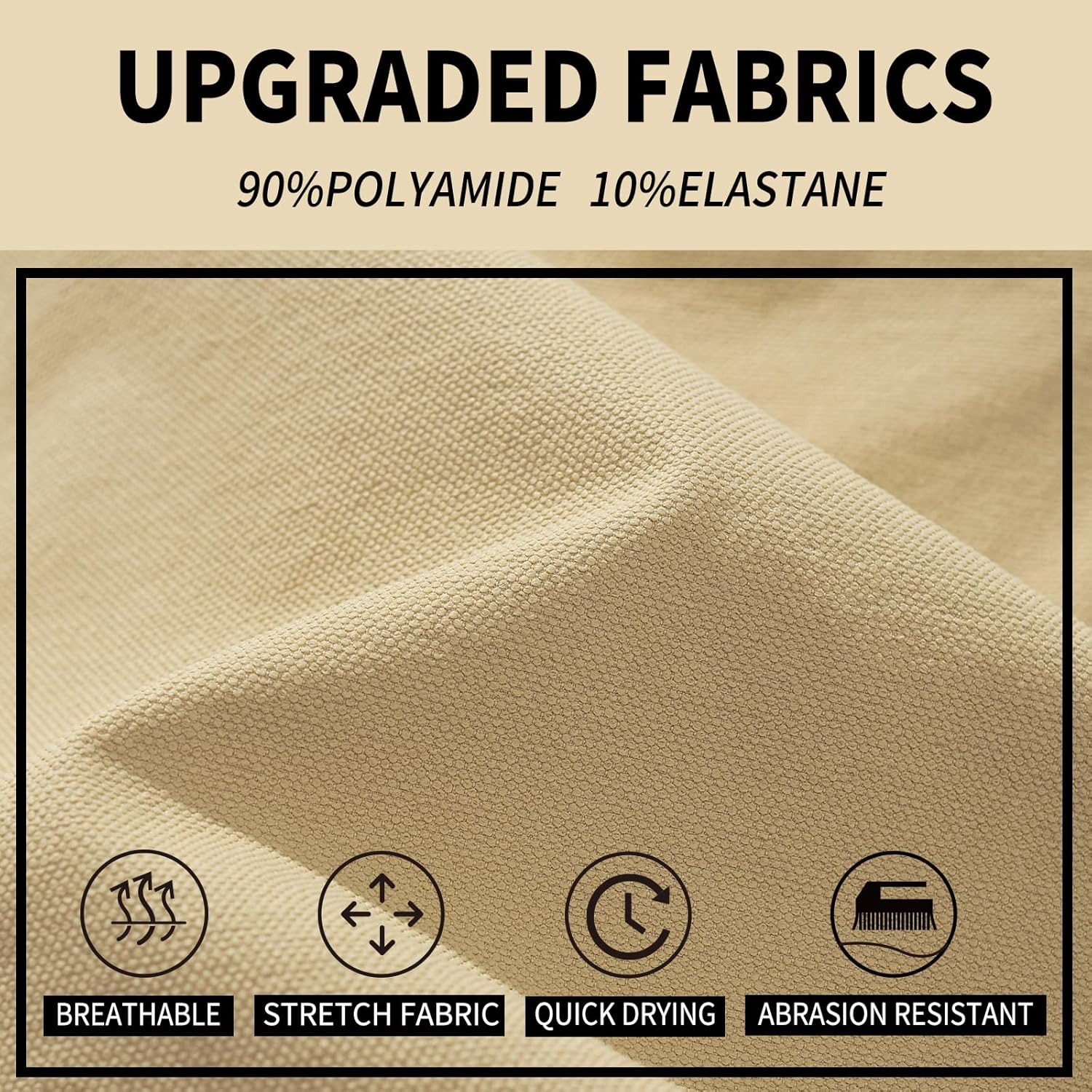 AIMPACT Men's Chino Shorts 5" Flat Front Elastic Waistband Stretch Golf Formal Casual Fashion Summer Shorts - Image 6