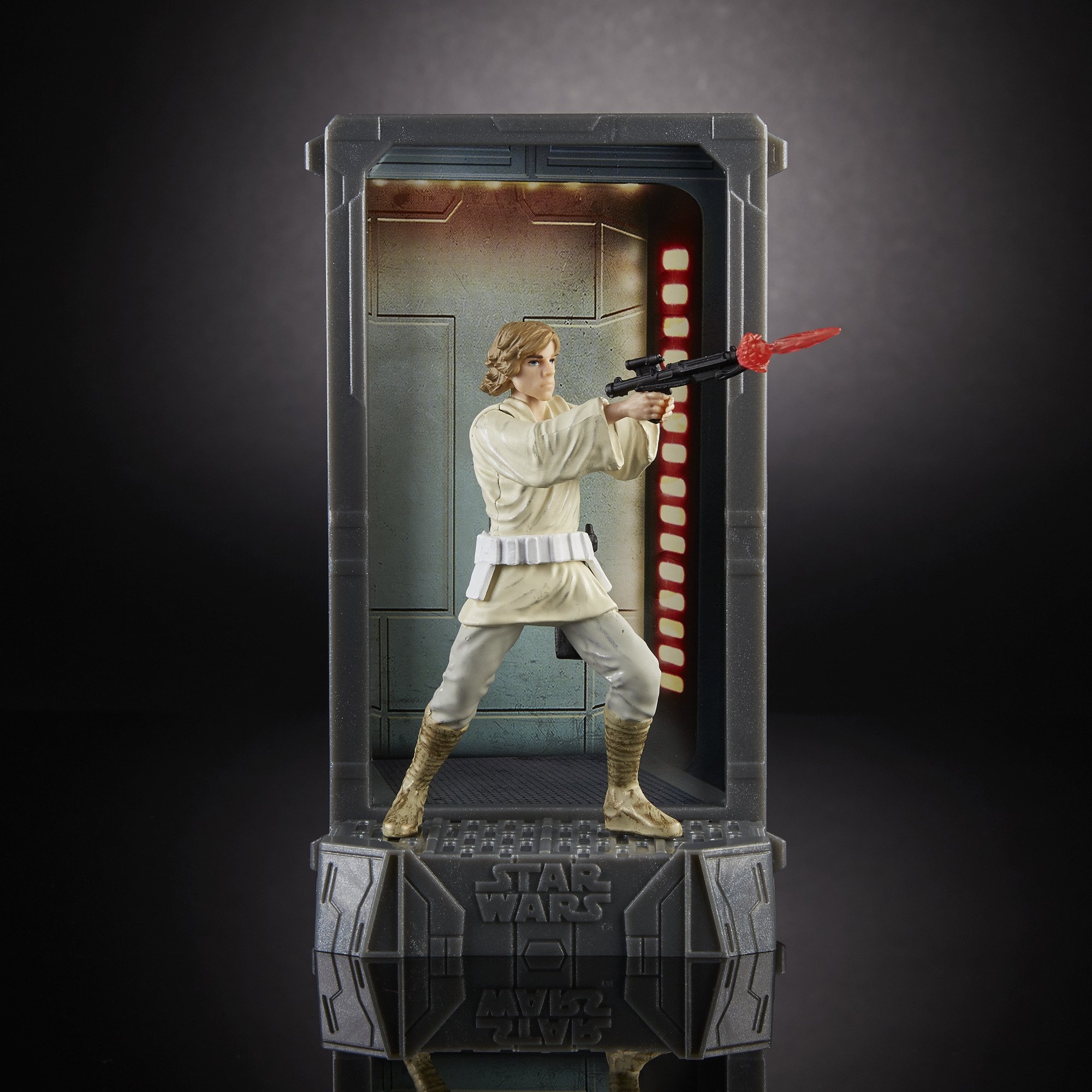 Star Wars Juguete, Figura, Personaje de la película, Serie Black, Personaje de Luke Skywalker, de 9,5 cm