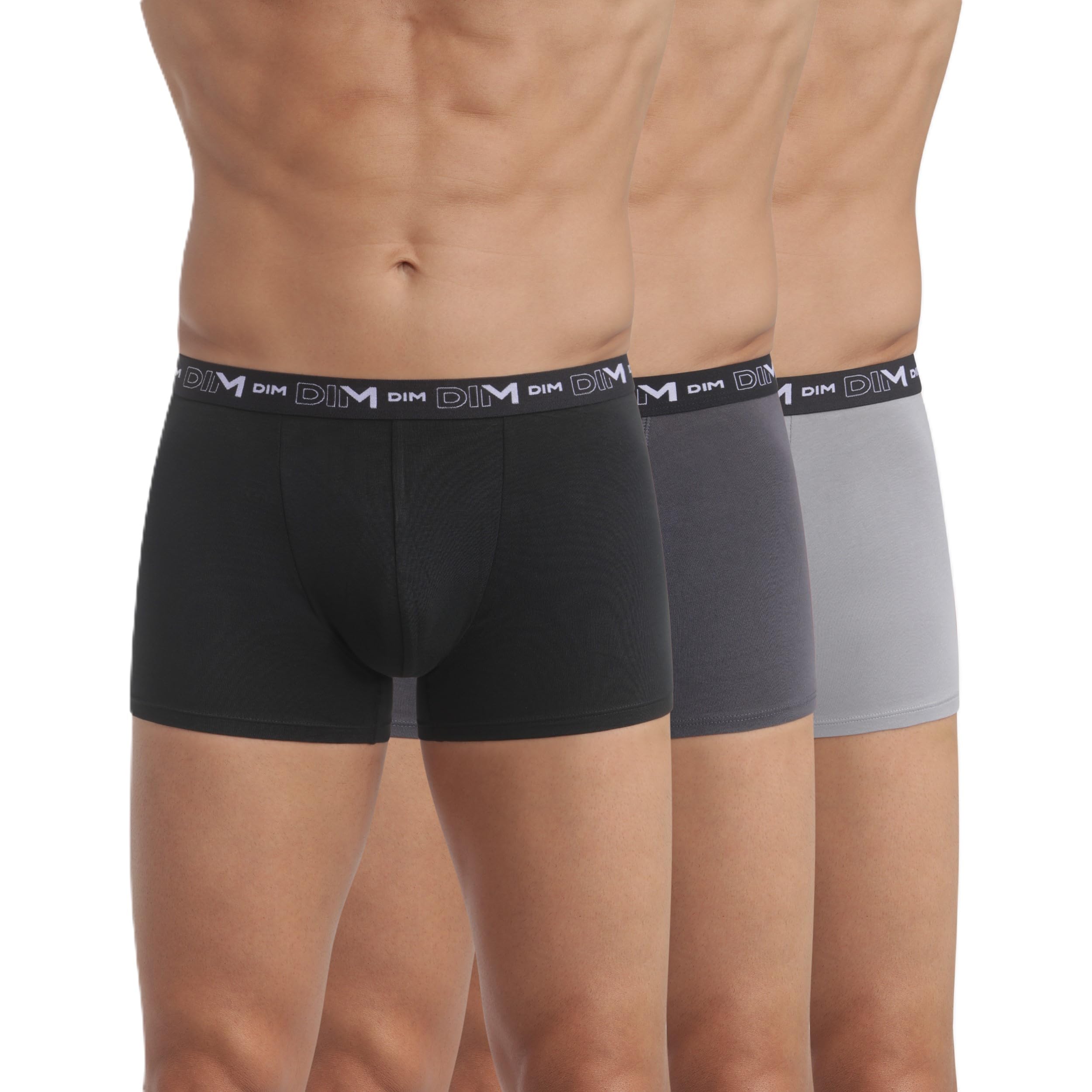 DIM Herren Boxer 3er Pack | Atmungsaktive Stretch-Baumwolle | Optimaler Halt | Ohne Etikett – Ansicht 2