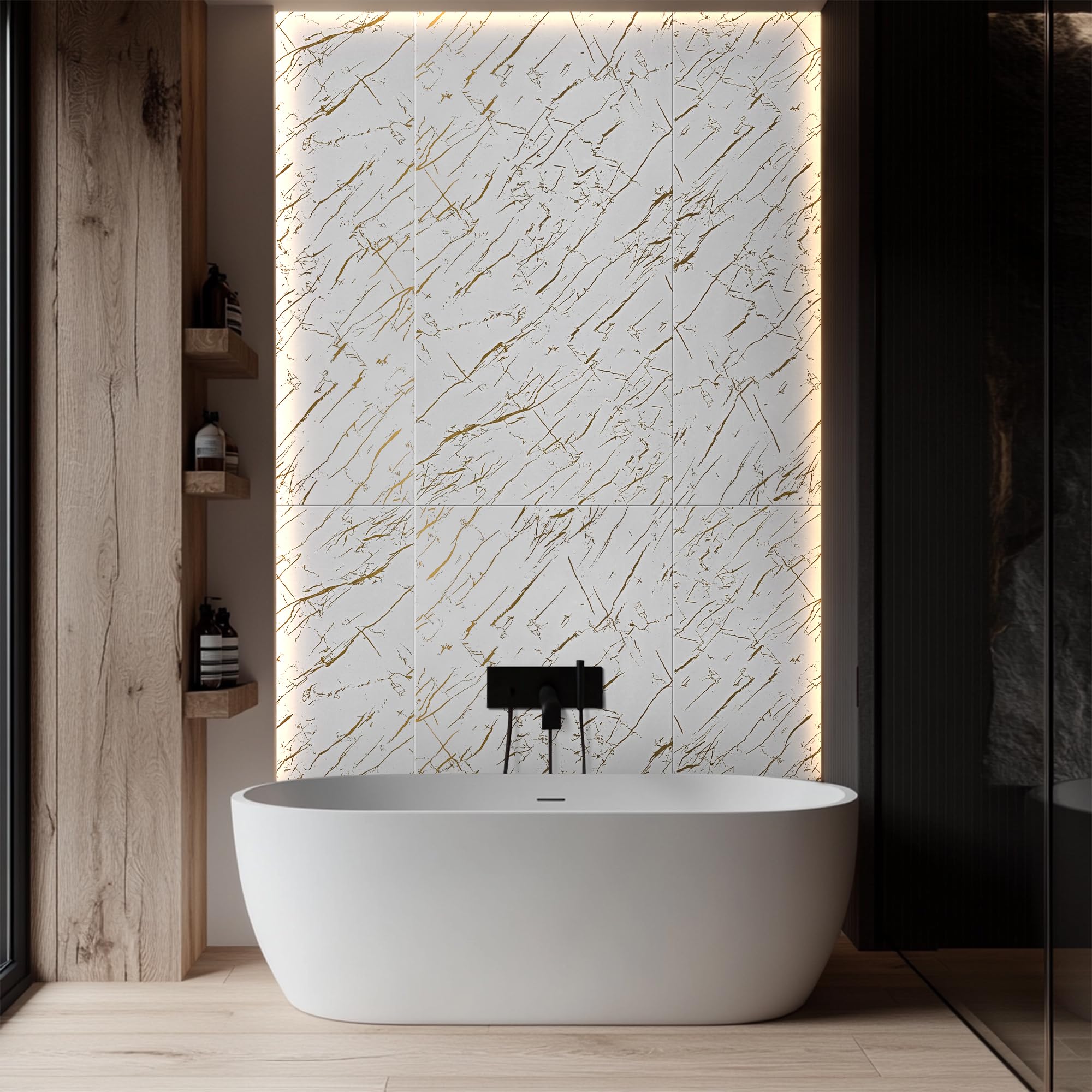 Marmerlook PVC Wandpanelen – Waterdichte Marmer Platen