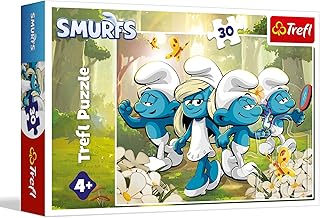 Comprar Trefl - Pitufos, Aventuras de los Pitufos - Puzzle de 30 Piezas - Puzzle Colorido con Personajes de la película, Entretenimiento Creativo, para niños a Partir de 3 años