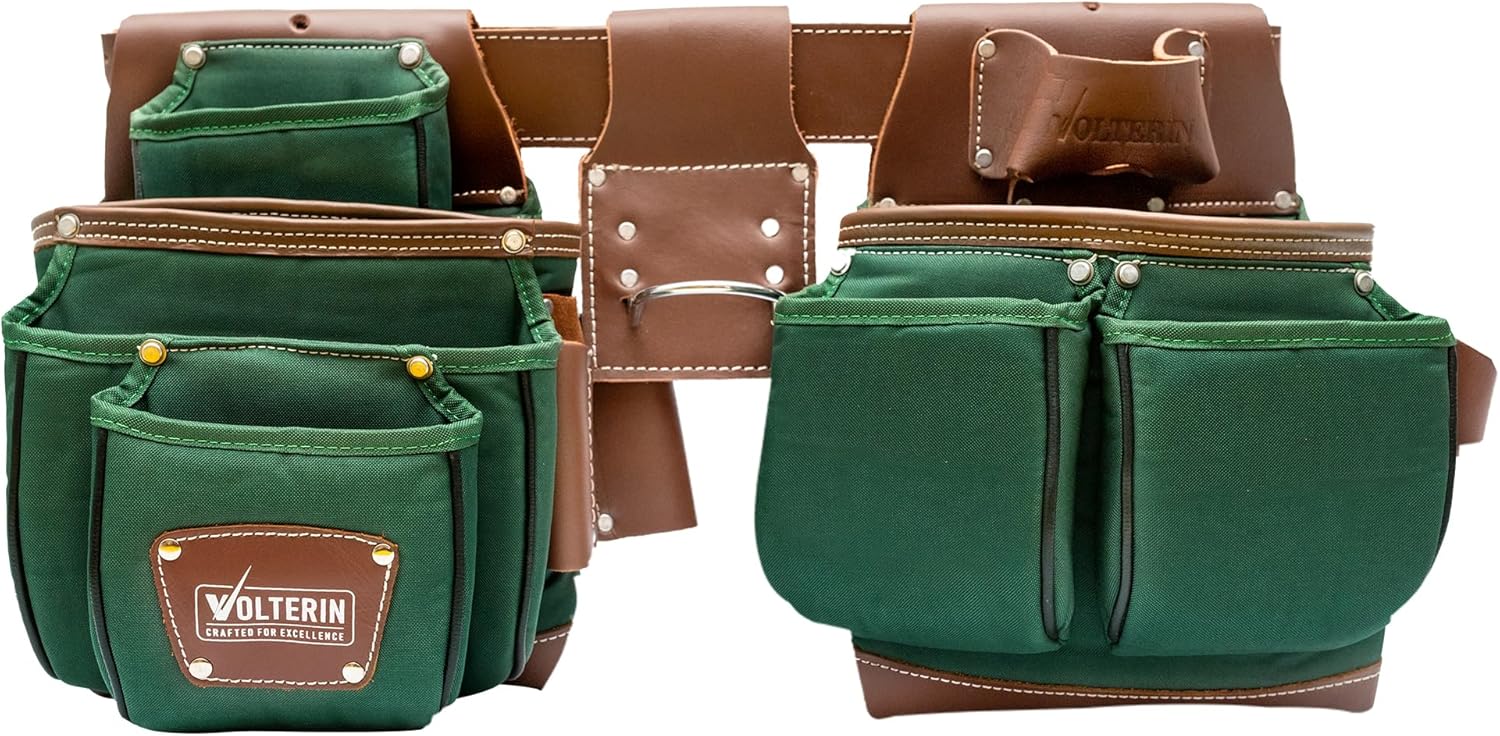 Leather and Nylon Tool Belt Framers Tool Bags Leather Tool Belt for