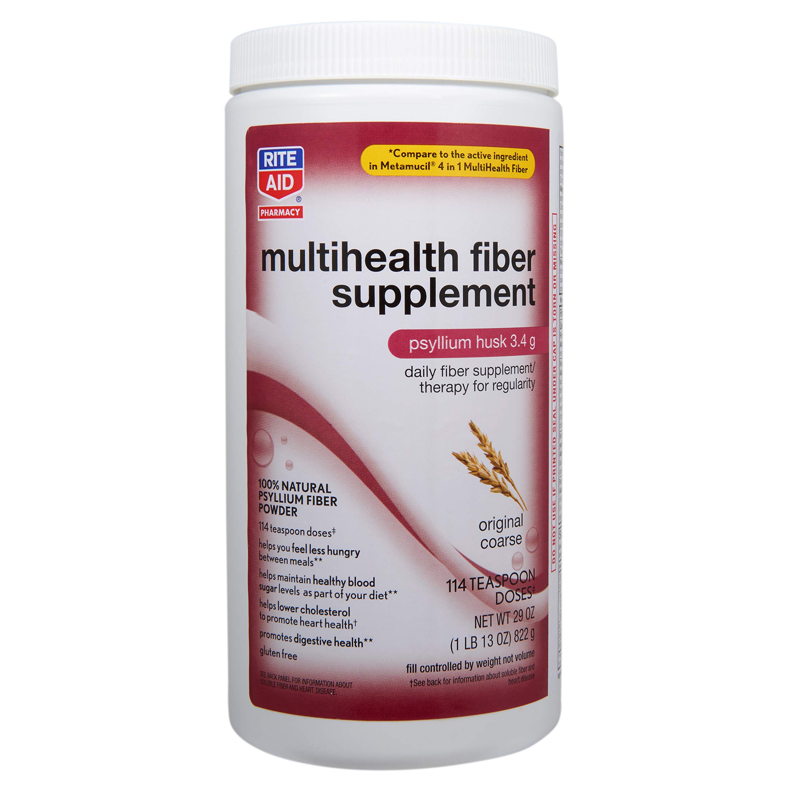 Buy Rite Aid Psyllium Husk Powder Fiber Supplement 29 oz for Adults