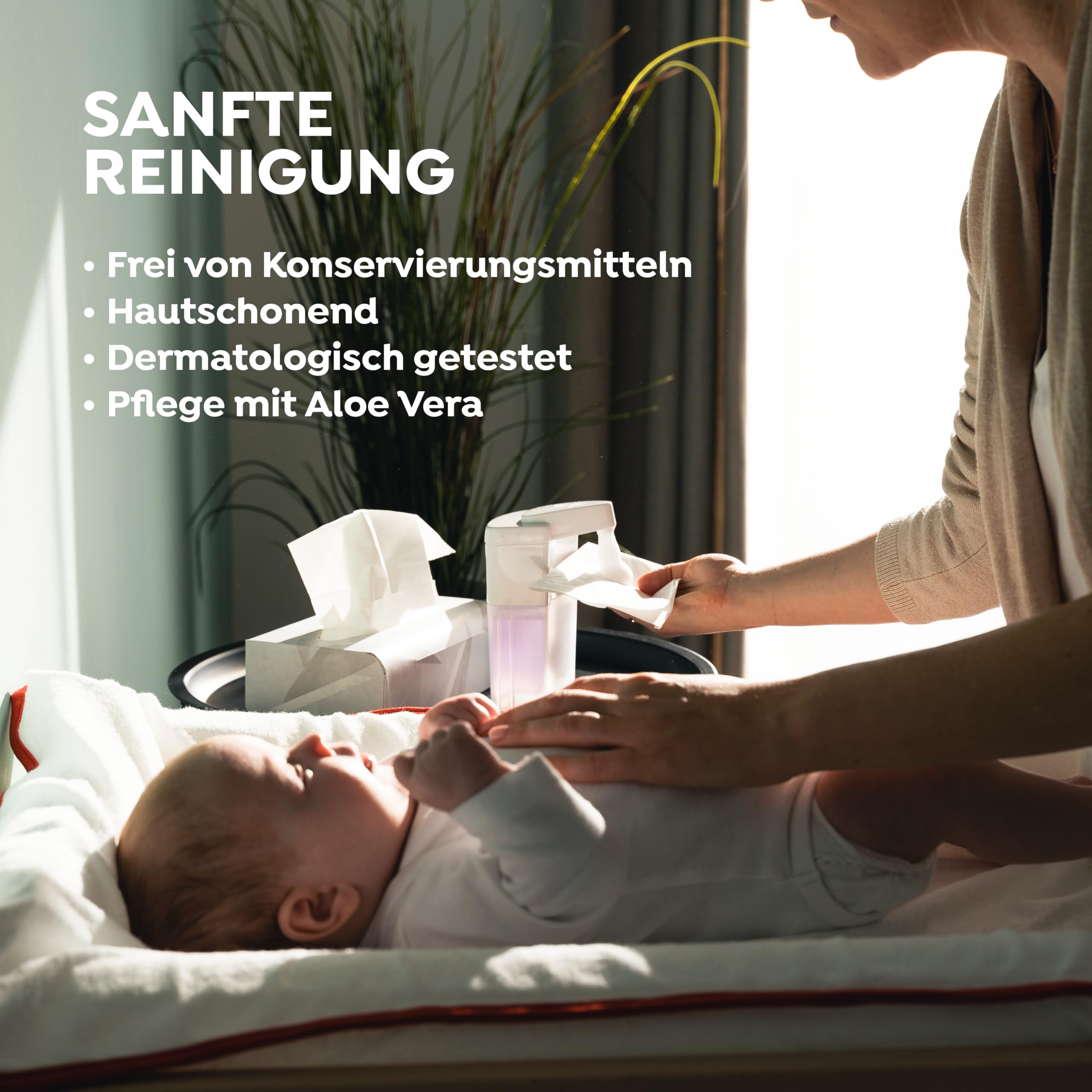 Schiuma hagi per la cura e l'igiene intima al posto delle salviette umidificate: erogata senza contatto dal dispenser automatico di schiuma hagi (a batteria)