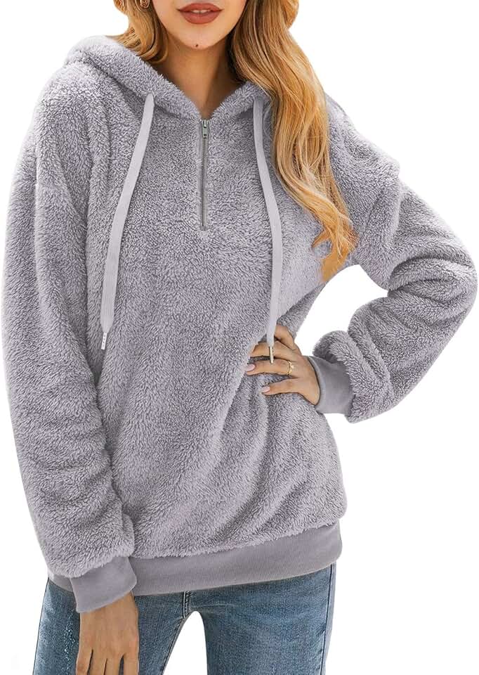 Amazon.co.uk: fluffy hoodie: Clothing