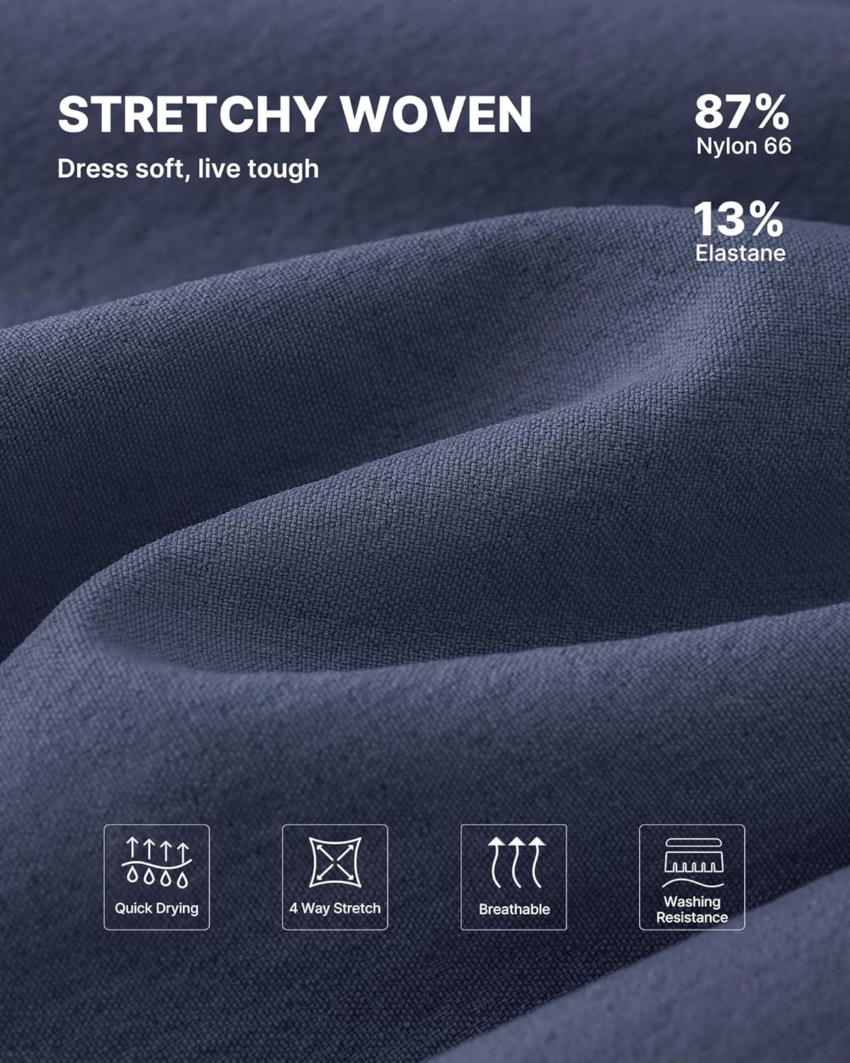 G4Free Strowen Women Lightweight Wide Leg Ankle Pants with Pockets 7/8 Length Yoga Pants Stretchy Casual Travel Trousers - Image 3