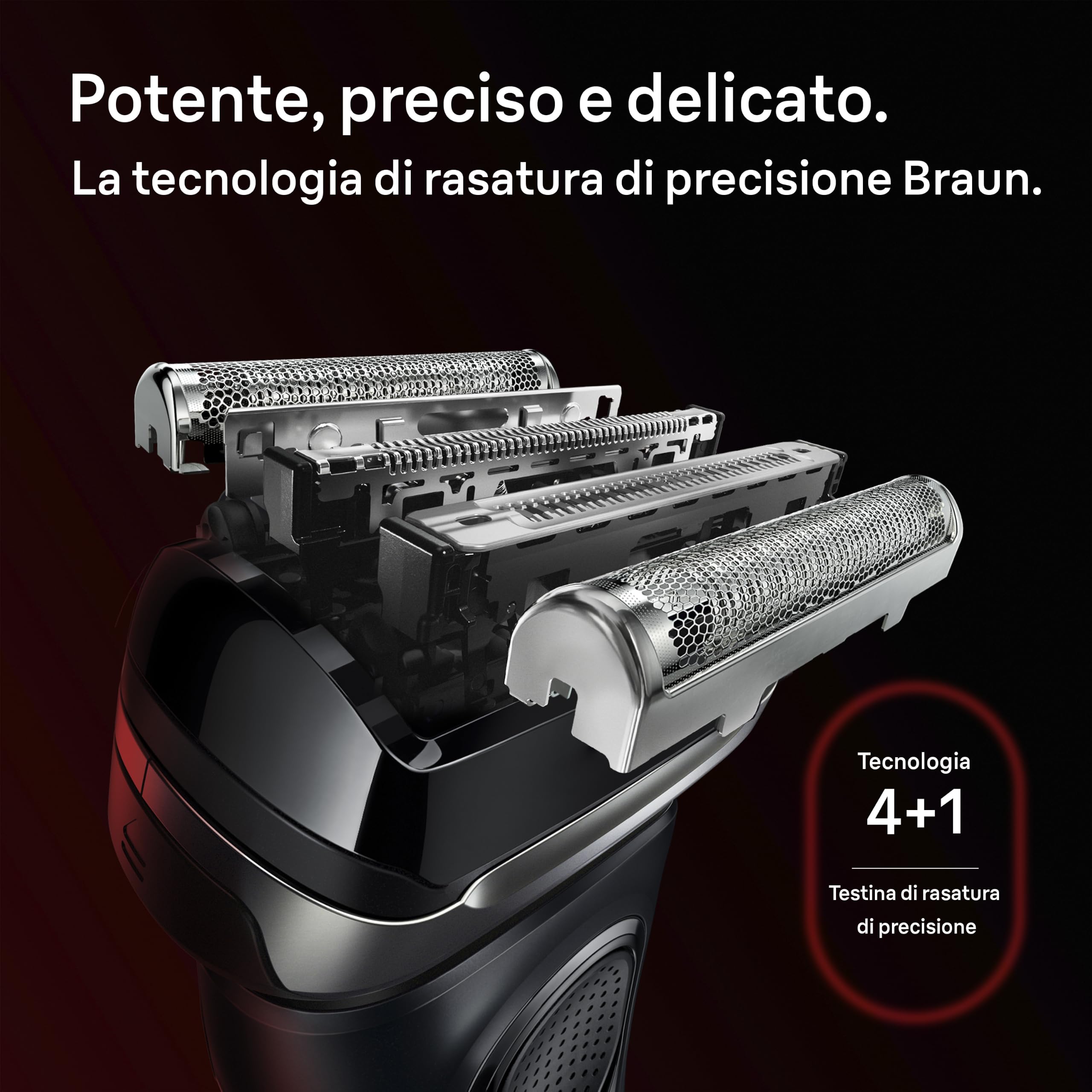 Braun Serie 9 Sport Rasoio Elettrico Barba, Custodia,Smartcare 9150cce Nero | Regolabarba Uomo Impermeabile, Ricaricabile, Testina 4+1 e Rifinitore, Stazione SmartCare, per Qualsiasi Densità di Barba
