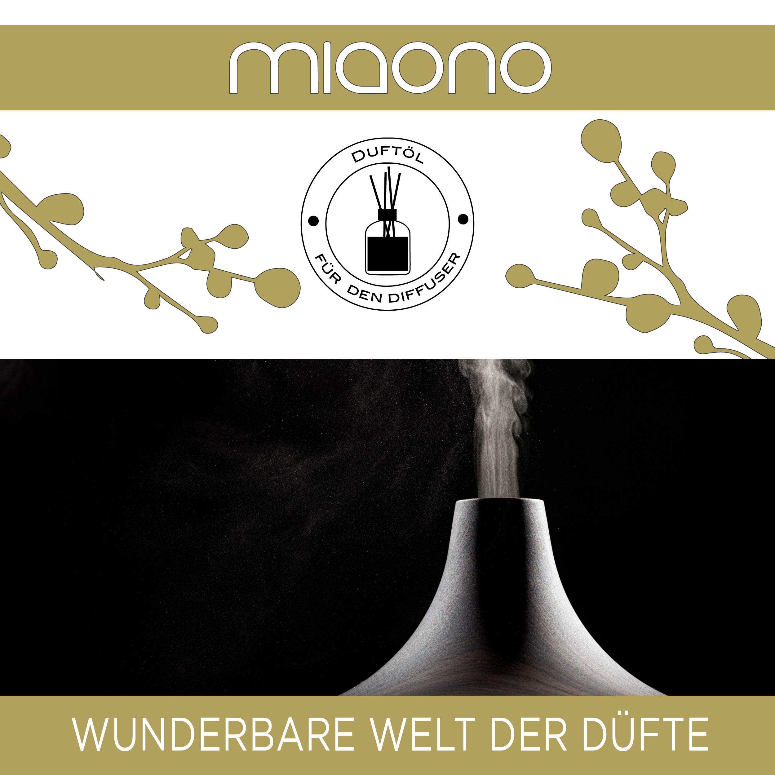 Duftöl Set - Top 20-20x feiner Raumduft - Aromaöl für Duftlampe und Diffuser von miaono