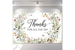 Thankful Floral Teacher Appreciation Banner