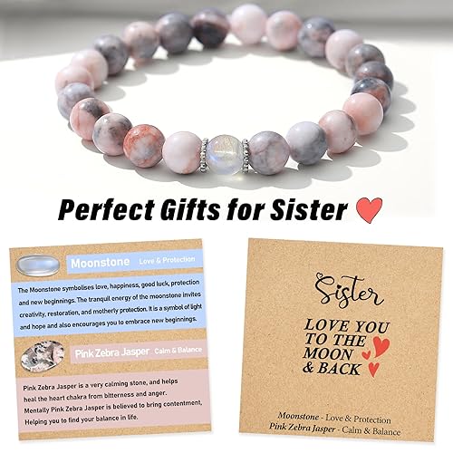 Miniatura 2 de Sisters Gifts from Sister Birthday Gift Ideas Bracelets Women Sister Mothers Day Gift Ideas Big Sister Gifts for Little Girls Sister Christmas Gifts
