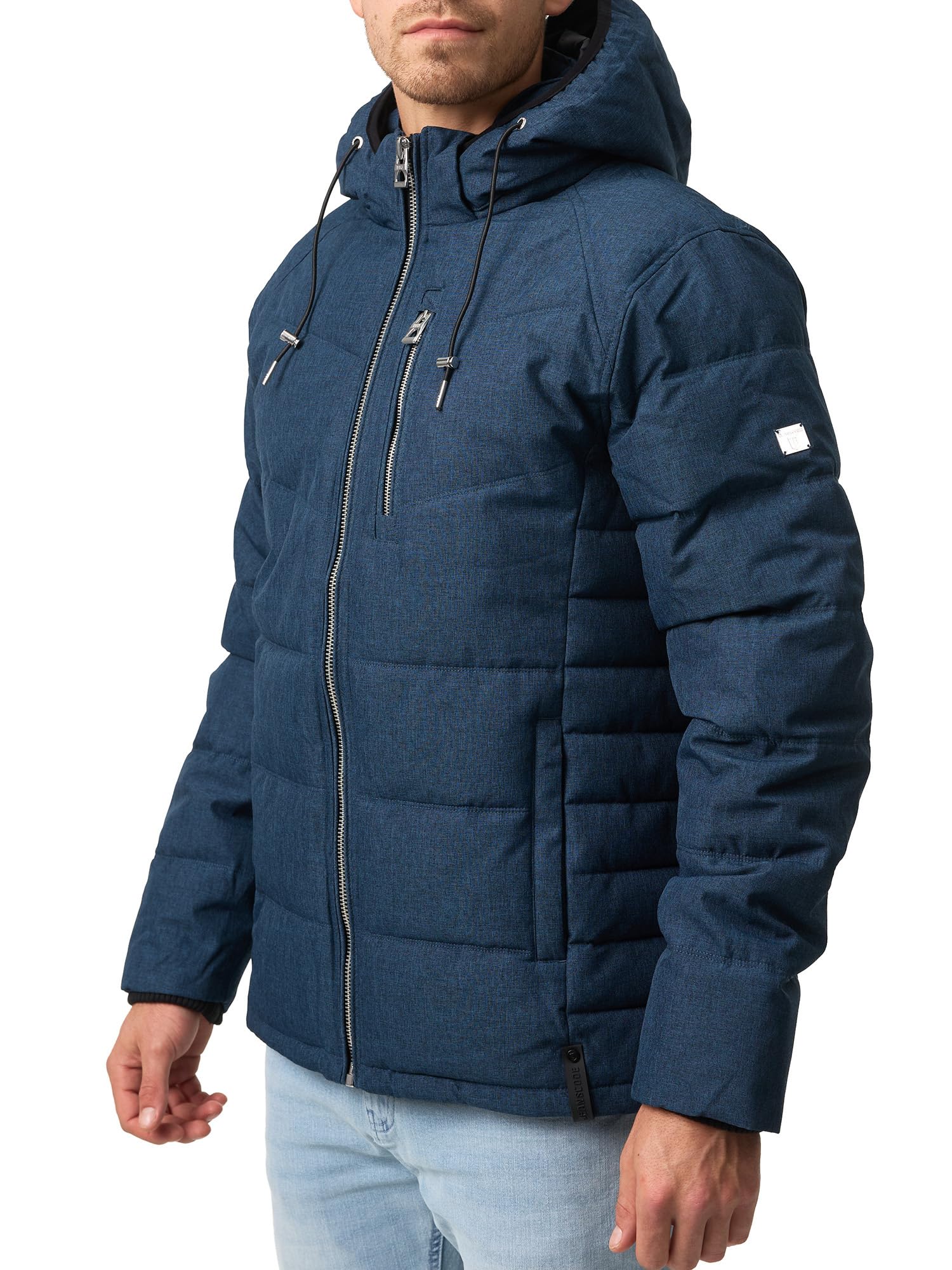 Indicode Uomini Circus Quilted Jacket | Giubbotto trapuntato dall'aspetto piumino
