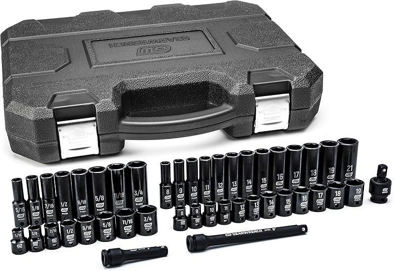 44 Pc 3/8" Dr 6 Pt Std/Deep Impact SAE/mm Socket Set | 84916N