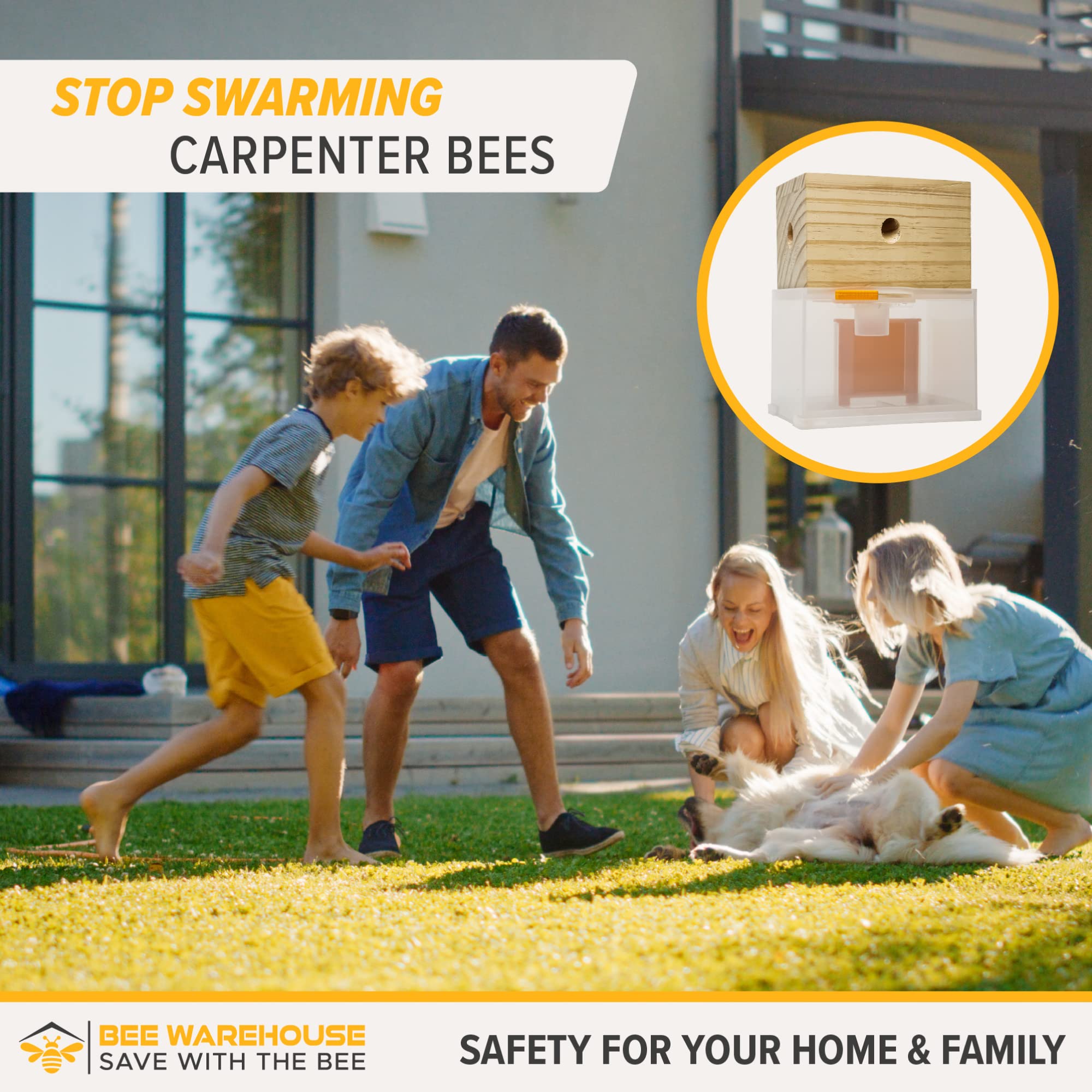 Trampa para Abejas de Carpintero