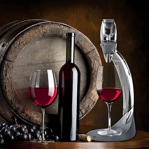 Miniatura 3 de Vinturi Deluxe Essential - Soporte de torre para vertedor y decantador fácil y convenientemente se airea junto a la botella o el vaso y mejora los