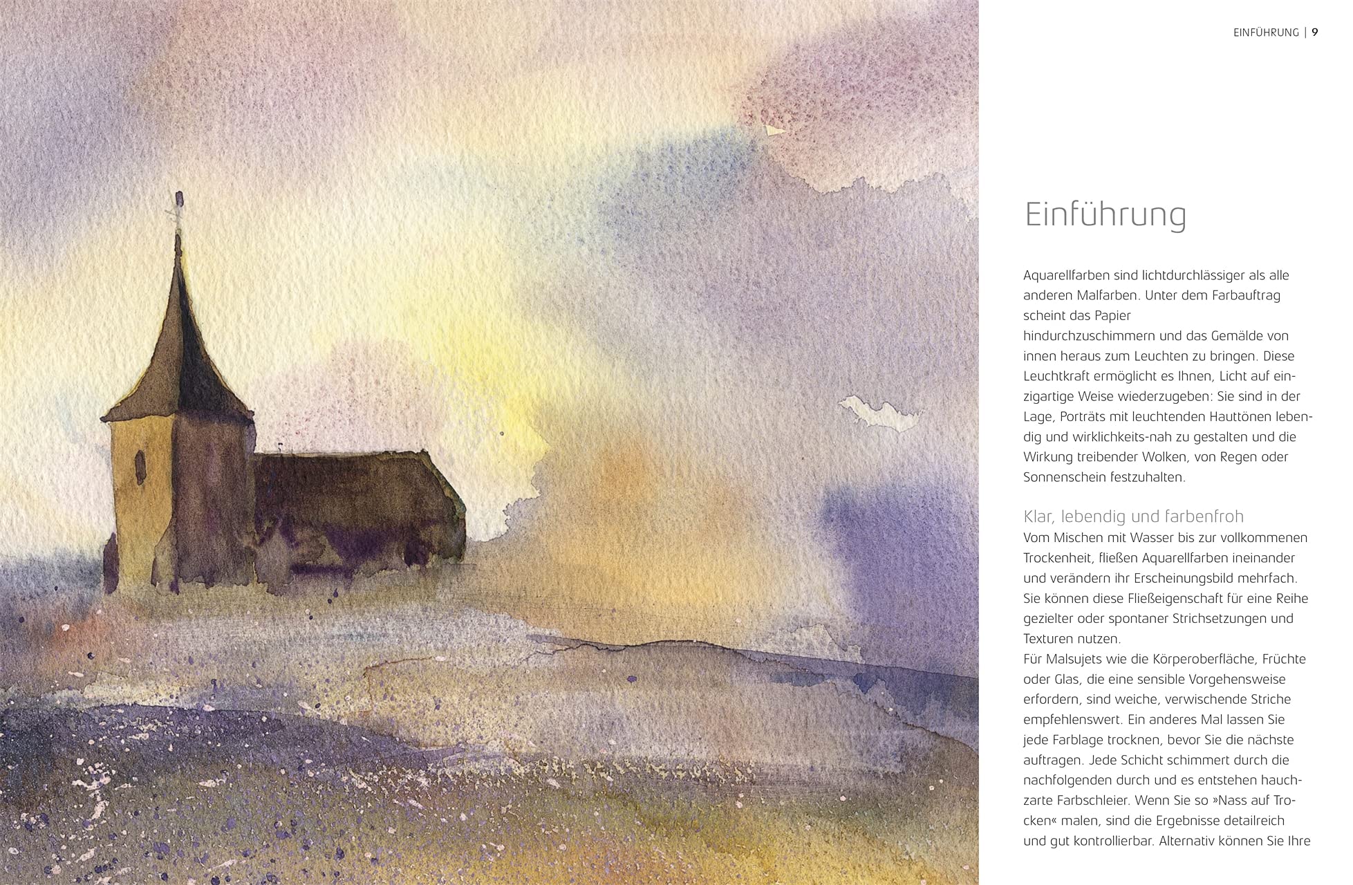 Aquarellmalen – ein Workshop: Ganz einfach Aquarellmalen lernen für Anfänger und Fortgeschrittene