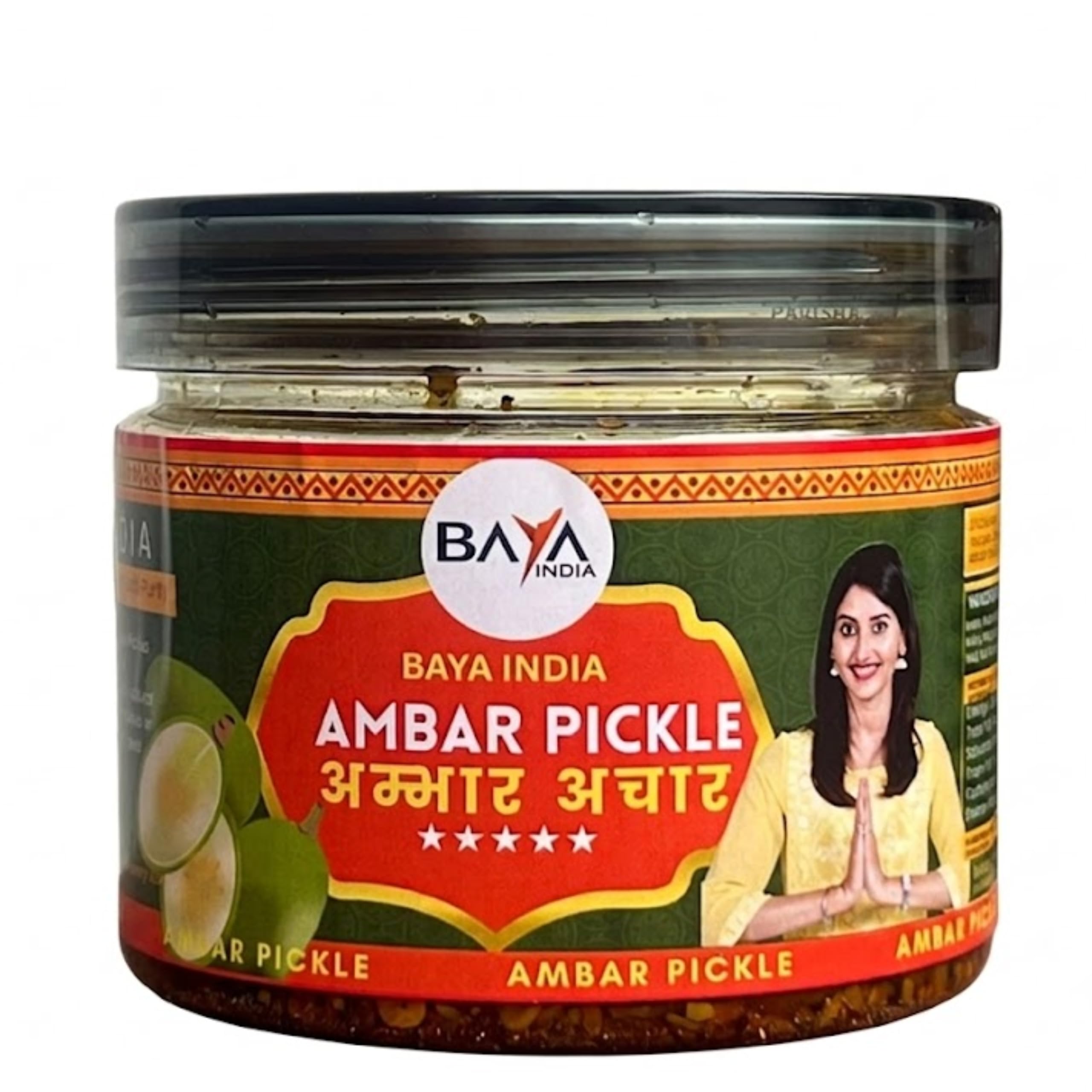 Baya India Ambar Ka Achar (Amda/June Plum Pickle) | Homemade Traditional Indian Pickle | Pure Mustard Oil | No Preservatives | No Garlic & No Onion | Spicy & Tangy | 250g-image-20
