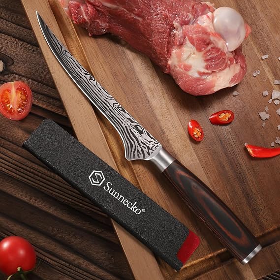 Sunnecko 2pcs Meat Knife Set