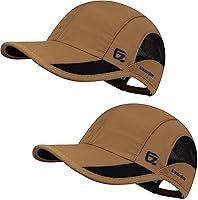 Vista 18 de GADIEMKENSD Sombrero de correr al aire libre malla transpirable 2PACK