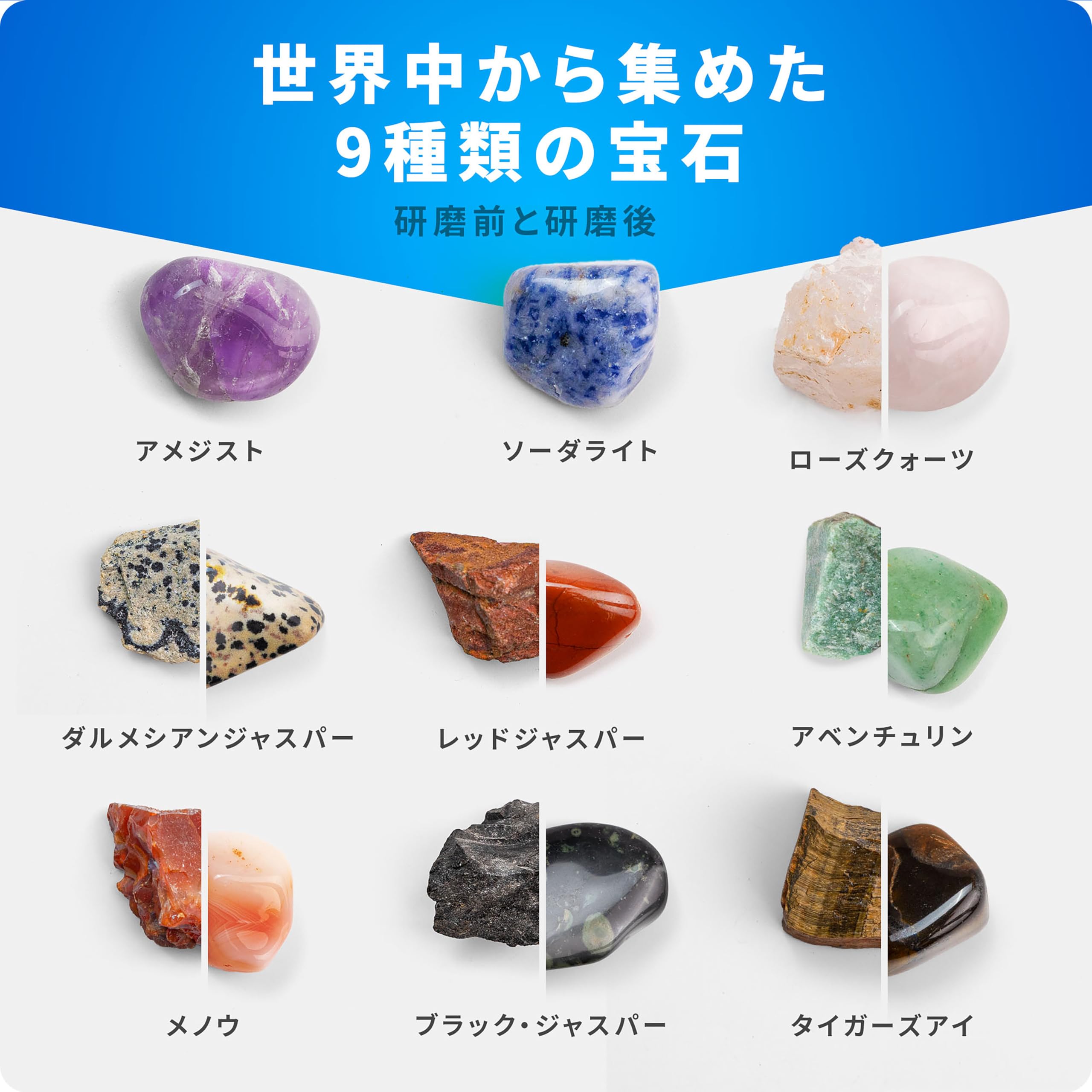 Amazon.co.jp: ナショナルジオグラフィック ロックタンブラーキット