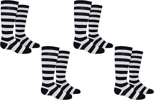 Rugby Socks Kids (Youth) Sports League - Calcetines de rayas hasta la rodilla - Se adapta a talla de zapato 9-3 (niños) (5-8 años)