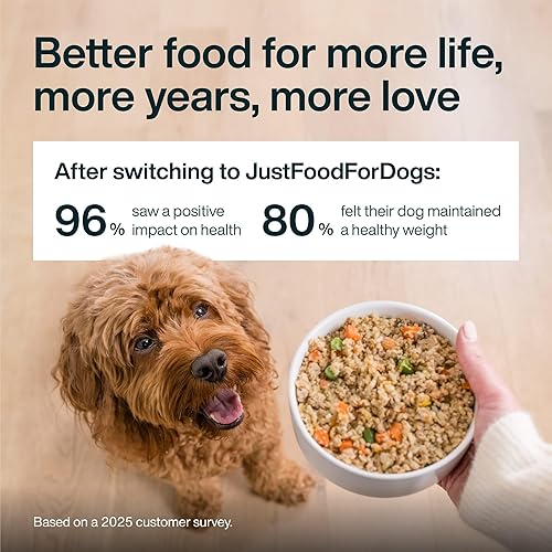 Miniatura 6 de JustFoodForDogs - Comida congelada fresca para perros, comida completa o complemento para perros, receta de comida para perros de grado humano