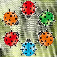 Vista 9 de Eersida 16 imanes de colibrí para puertas mosquiteras de doble cara, adhesivos magnéticos decorativos para ventanas, patios, puertas correderas