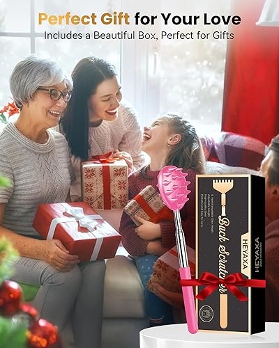 Miniatura 6 de Relleno de calcetines reforzado y telescópico mejorado con 5 cabezas desmontables, puntas de rascado más grandes, regalos para calcetines y elefante