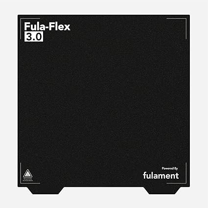 Fulament Textured PEI PRO Flex Plate for Bambu Labs X1 / P1P | Double-Sided Textured Magnetic Bed | Fula-Flex 3.0 | 257 x 257