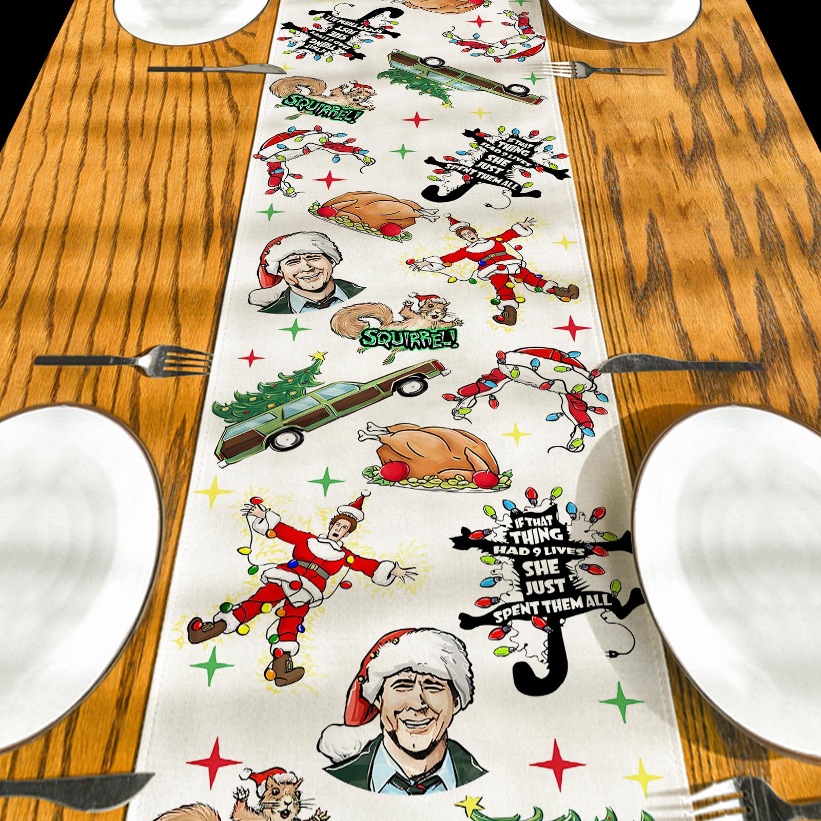 Funny Christmas Table Decorations Christmas Table With A Twist