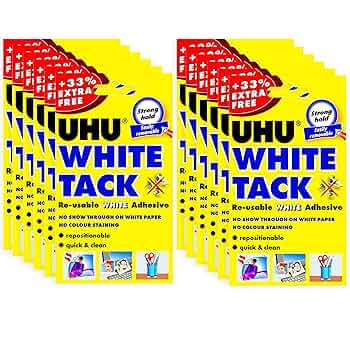 UHU Patafix Removable Adhesive Putty Pack Of 80, 2.1oz